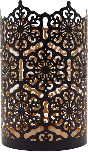 Hosley Set of 3 Gold Diamond Cut Candle Holders 4 Inches High Elevate Your Space with Elegant Metal Candle Holders in a Value Pack in Saudi Arabia