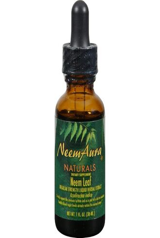 Neem Organic Leaf Extract - Regular Strength Neem Aura 1 oz Liquid in Saudi Arabia