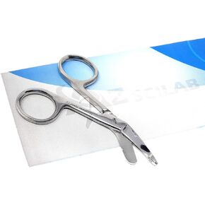 Nurse Doctor Medical Lister Bandage Scissors, Stainless Steel PREMIUM QUALITY (HIGH POLISH 3.5")
