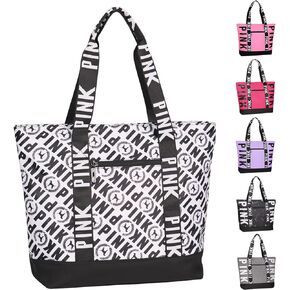Boomistry Travel Tote Bag for Women Girl, Large Waterproof Beach Bag for Daily