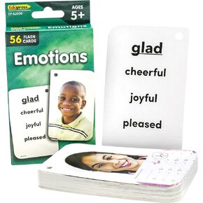 Teacher Created Resources Emotions Flash Cards (EP62056) 0.75 H x 6.125 L x 3.25 W