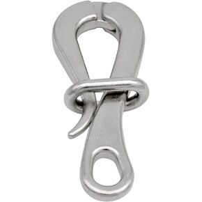 ISURE MARINE 100mm Pelican Hooks & Eye with Quick Release Link Stainless Steel 316 Marine Boat