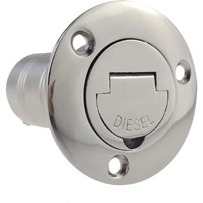 NRC&XRC 1-1/2"(38mm) OR 2"(50MM) Boat DEO Deck Fill/Filler with Keyless Cap Marine 316 Stainless Steel Hardware Boat Yacht Caravan