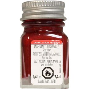 Testors Corp. Enamel 1/4oz Stop Light Red TES1105TT Plastics Paint Enamels