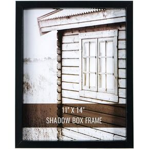CraftMore Black Shadow Box Frame 8x8 Inch