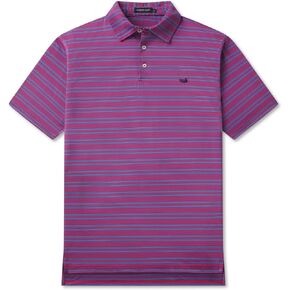 Southern Marsh Bermuda Performance Polo - Naples Stripe