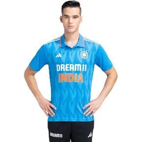 Adidas Dream 11 India Cricket ODI Fan Jersey (US, Alpha, 3X-Large, Regular, Regular) Bright Blue