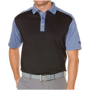Callaway Men's Short Sleeve Opti-Stretch Blocked Polo Tee