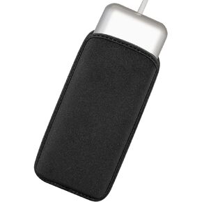 Vision pro Elastic Fabric battery pack case – Convenient Battery Holder with Carrying Case and Accessories, Effective Protection Vision Pro Battery in Work, Gaming, Travel. (Black 1)