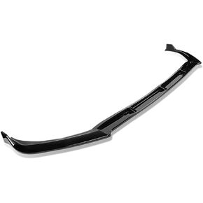 DNA MOTORING 2-PU-570-PCF 3PCS STP-Style Front Bumper Lip متوافق مع 2014-2016 Corolla LE/CE، ألياف الكربون السوداء