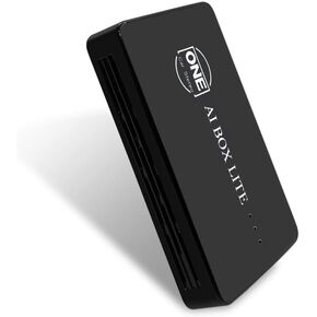 OneCarStereo Ai Box Lite with Wireless CarPlay and Android Auto Wireless Adapter Dongle, Magic CarPlay Box Built-in YouTube and Netflix Video Apps, Convert Original Car Wired CarPlay to Wireless