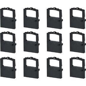 شريط بديل متوافق لشريط OKI 320 المتوافق مع طابعات Microline 320 321 Turbo - 12 عبوة in Kuwait