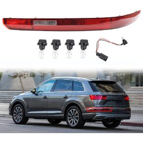Dasbecan Rear Bumper Reflector Tail Light Fog Lamp Compatible with Audi Q7 2016-2022 Replace 4M0945096A (Right Passgenger Side)