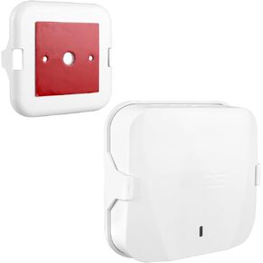 حامل جداري لجهاز Wyze Wi-Fi 6 Mesh Router، دعامة لاصقة قوية وحامل تثبيت على الحائط لولبي، ضمان مزدوج، سهل التركيب (1)