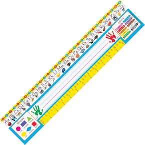 Trend PreK-1 Zaner-Bloser Desk Toppers Reference Name Plates, 3-3/4" x 18", Pack of 36
