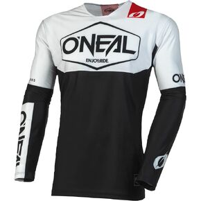 O'Neal Men's Mayhem Jersey V23 Hexx, Black/White, Large