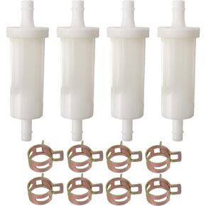 Carbbia 35-816296-4 Fuel Filter Replacement 5/16" Compatible with Mercury Marine Force 35-816296K2 35-816296Q2 35-16494-1 Compatible with Johnson Compatible with Yamaha 65W-24251-10-00 65W-24251-00-00