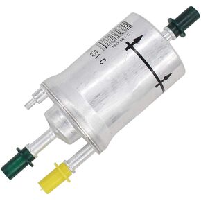 NewYall Fuel Filter for Audi TT A3 Cabriolet A3 S3 Sportback for VW Passat Jetta Polo Golf Eos for Seat Leon Toledo Altea Ibiza for Skoda Yedi Superb Octavia 2004-2018 Replaces 1K0-201-051 C