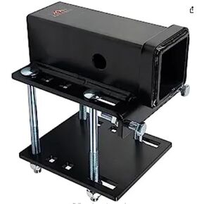 Bolt-on RV Bumper Hitch Receiver Adapter Fits 3-4" Beam, 2" Receiver, Trailer Accessories Best for Mounting Bike Racks & Cargo Carriers