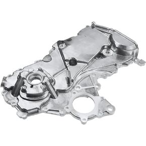 A-Premium Engine Timing Cover with Oil Pump Compatible with Toyota Prius 2001-2009 1.5L Electric/Petrol