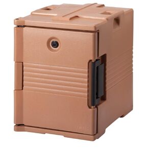 Cambro UPC400157 Ultra Pan Carrier®, front loading, holds 1/2, 1/3 & full size pans 2-1/2" to 8" deep, Beige Case of 1