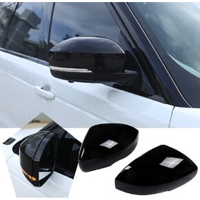2pcs Gloss Black ABS For Land Rover Range Rover Sport 2014-2018 ABS Plastic Car Rearview Mirror Cover For Land Rover Discovery 4 2010-2016 Side Wing Mirror Cap Parts