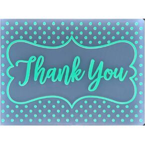 Thank You Plastic Embossing Folders for Card Making Scrapbooking and Other Paper Crafts 21032911