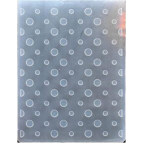 Big Small Dots Plastic Embossing Folders for Card Making Scrapbooking and Other Paper Crafts 21040505