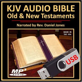 الكتاب المقدس نسخة الملك جيمس (KJV) الصوت (العهد القديم والجديد) في MP3 [محرك أقراص فلاش USB] in Kuwait