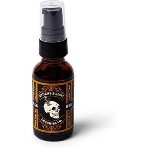 Outlaws & Gents Grooming Co Grooming Oil - All-Natural Beard and Hair Oil for Men - Moisturizes and Softens Hair, Reduces Itchiness and Flakiness (Pine & Cedar) in Saudi Arabia