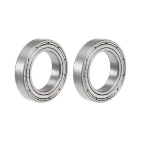 uxcell 6805ZZ Deep Groove Ball Bearing 25x37x7mm Double Shielded ABEC-1 Bearings 2-Pack