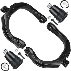 Front Upper Control Arms for Chevy Trailblazer EXT SSR GMC Envoy XL XUV Buick Rainier Saab 9-7X Isuzu Ascender, 2pcs Upper Control Arm Assembly Replacement Upper Suspension Kit - Left and Right
