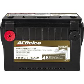 ACDelco Gold 78XAGM 48 Month Warranty Premium AGM BCI Group 78 Battery