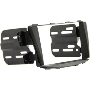 Scosche HY1630B Compatible with 2012-17 Hyundai Accent ISO Double DIN & DIN+Pocket Dash Kit Black