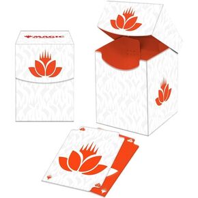 Ultra Pro - Mana 8 100+ Deck Box - Lotus for Magic: The Gathering, Stores & Holds 100 Standard Sized Cards, Durable Protective Collector's Game Deck Card Holder Box