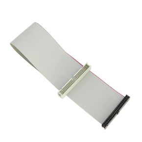 ZRM&E 30cm IDE Female to Male Hard Disk Cable 40 Pins IDE Extension Flexible Flat Cable for 3.5 Inch IDE Interface Hard Drive, 5.25 Inch IDE CD and DVD Compatible