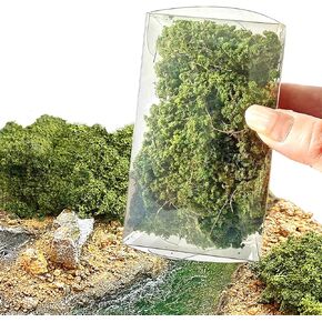 المناظر الطبيعية المصغرة DIY الشجيرات الشجيرات أوراق الشجر التضاريس نموذج عدة مثالية لألعاب الحرب السكك الحديدية مشهد محاكاة الديكور in Kuwait