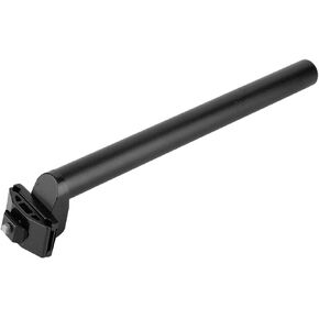 Bike Seatpost Shockproof Saddle Seat Post Anti-Deformation Aluminium Alloy Mountain Road Bike Tube(Black)