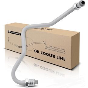 A-Premium Automatic Transmission Oil Cooler Line Hose Assembly Compatible with Dodge Dakota 2000-2004, Durango 2000-2001, Lower Side