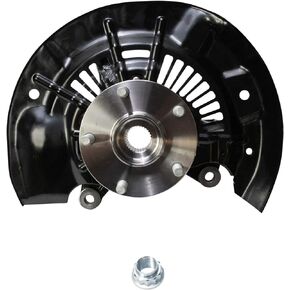 TRQ Front Steering Knuckle & Wheel Bearing Hub Assembly RH Right Passenger Side Compatible with 2011-2017 Toyota Sienna V6 3.5L FWD Front Wheel Drive 698-430 4321108030 4350208030 477030T010
