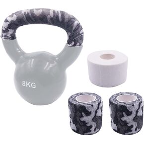 Weightlifting Grip Tape Non-Slip and Breathable - Kettlebell Handle, Hockey, Baseball - 2 inch Width 14.7 feet Length