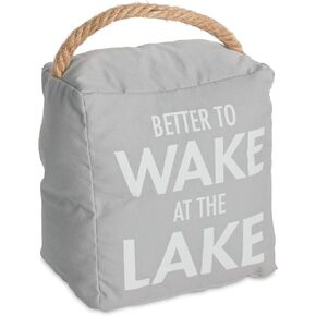 Pavilion Gift Company Door Stopper Gray 5" x 6"