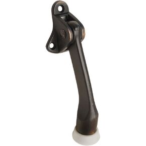 Designers Impressions Oil Rubbed Bronze Heavy Duty Kick Down Door Stop : 53812