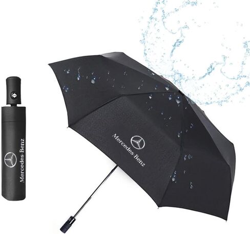 Folding Umbrella for Car, Foldable Auto-open Sunshade Windproof Travel Umbrella, No Water Drops, Easy to Dry in Saudi Arabia