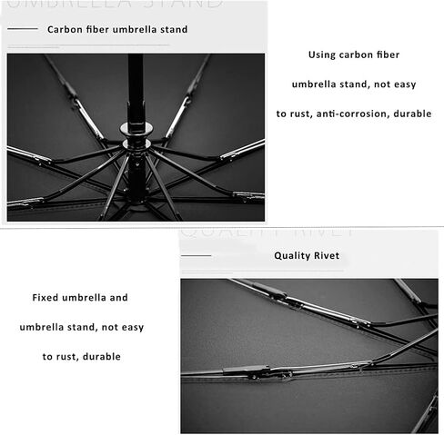 Folding Umbrella for Car, Foldable Auto-open Sunshade Windproof Travel Umbrella, No Water Drops, Easy to Dry in Saudi Arabia