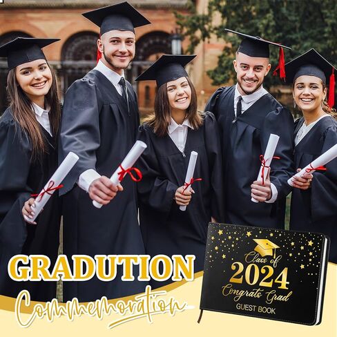 Yewfold فئة 2024 كتاب ضيوف التخرج 2024، حفل التخرج تسجيل الدخول في كتاب الضيوف، كتاب التخرج للتوقيع 2024، كتاب ضيوف التخرج لمستلزمات حفلات التخرج من المدرسة الثانوية in Kuwait