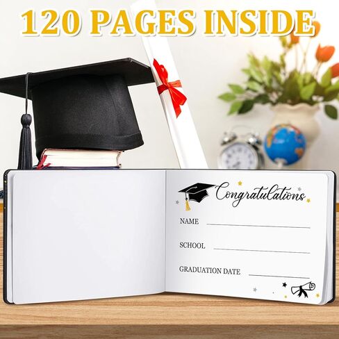 Yewfold فئة 2024 كتاب ضيوف التخرج 2024، حفل التخرج تسجيل الدخول في كتاب الضيوف، كتاب التخرج للتوقيع 2024، كتاب ضيوف التخرج لمستلزمات حفلات التخرج من المدرسة الثانوية in Kuwait