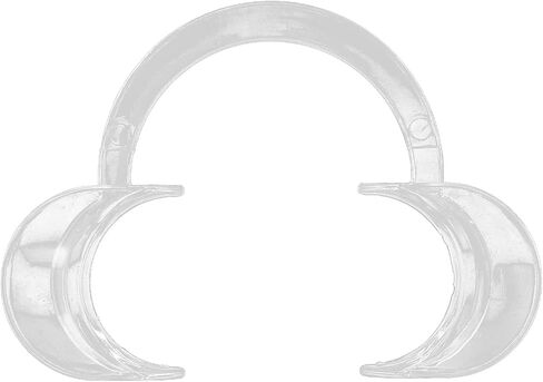 20pcs Disposable Lip Cheek Retractor, C-Shape Teeth Whitening Cheek Retractor for Mouthguard Challenge Game,Transparent C‑Shape Teeth Whitening Mouth Opener, (Transparent Medium) in Saudi Arabia