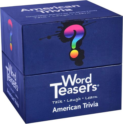 ? WORD TEASERS Random Knowledge Trivia Cards - Fun Trivia Game for Family, Kids, Parties & Travel - 150 Trivia Questions & Conversation Starters in Kuwait