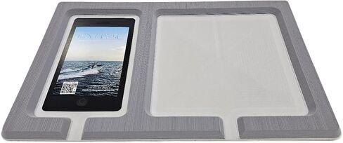 SeaDek Foam | Next Level | Cell Phone & Accessories Boat Dash Holder | 3M Adhesive Backing | Separate Compartments for Cell Phones & Fishing/Boating Tools | Durable Accessory Holder | Storm Gray in Kuwait